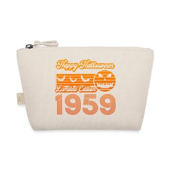 Halloween Kürbis Geburtstag Jahr 1959 Vintage - Bio-Täschchen - Natur - Vorne