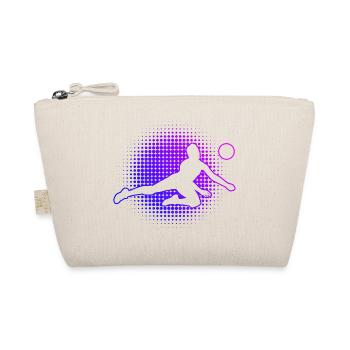 Volleyballer Herren Damen Volleyball Volleyballspi - Bio-Täschchen - Natur - Vorne