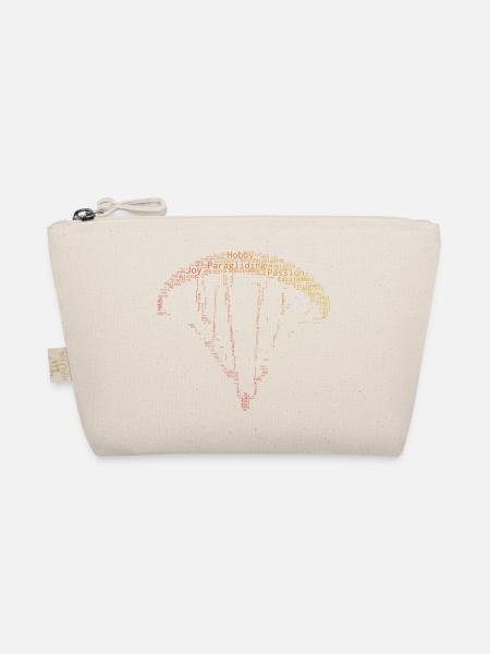 Gleitschirmfliegen Damen Herren Paraglider - Bio-Täschchen - Natur