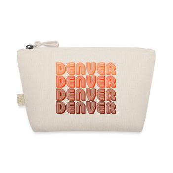 Denver Gradient Retro Muster - Bio-Täschchen - Natur - Vorne