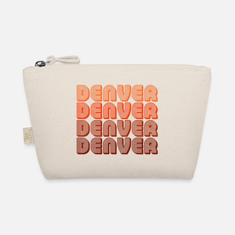 Denver Gradient Retro Pattern Organic Pouch