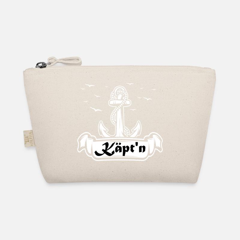 Käpt'n Anker Seefahrt Logo Bio-Täschchen