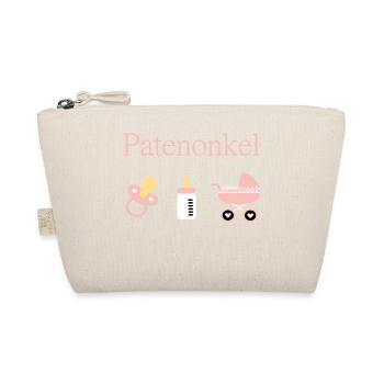 Patenonkel Geburt Mädchen Taufe - Bio-Täschchen - Natur - Vorne