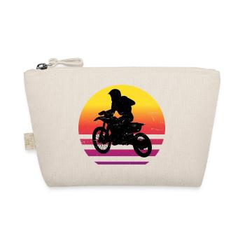 Dirt Biker Herren Dirtbike Freestyle Motocross - Bio-Täschchen - Natur - Vorne