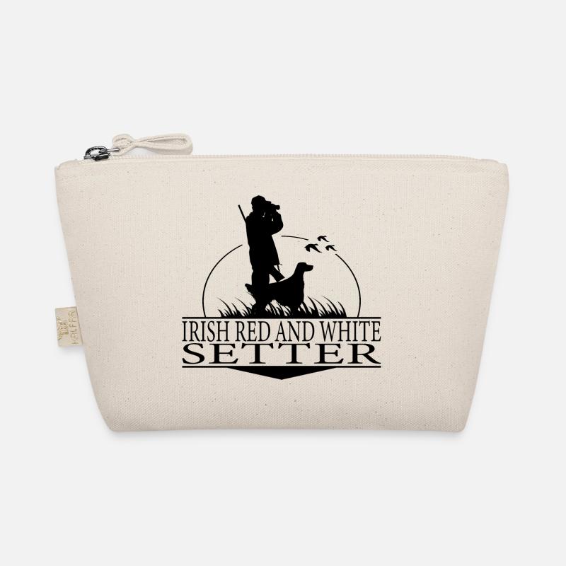 IRISH RED AND WHITE SETTER Jagdhunderasse Wilsigns Bio-Täschchen