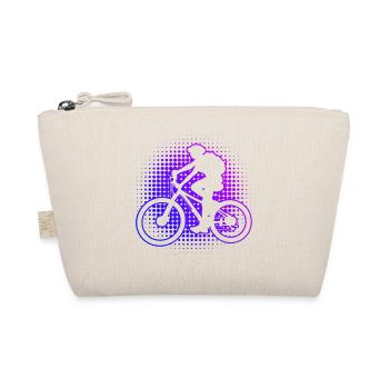 Cyclists Cycling Mountain bike Mountain bikers - Organic Pouch - nature - Front