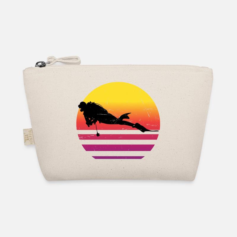 Women's Scuba Diver Scuba Diving Organic Pouch