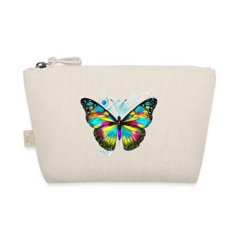 Abstract Rainbow Butterfly - Organic Pouch - nature - Front