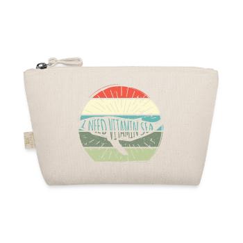 Vitamin Sea Retro Sonnenabzeichen - Bio-Täschchen - Natur - Vorne