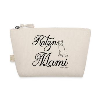 Kotzn Mami - Katzen Mama, Österreichischer Dialekt - Bio-Täschchen - Natur - Vorne