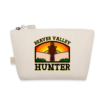 Beaver Valley Hunter Biber Tal Jäger Männer - Bio-Täschchen - Natur - Vorne