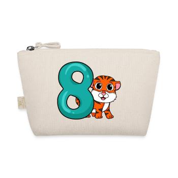 8 Anniversaire 8 ans avec motif animal - huit - Trousse biologique - nature - Devant