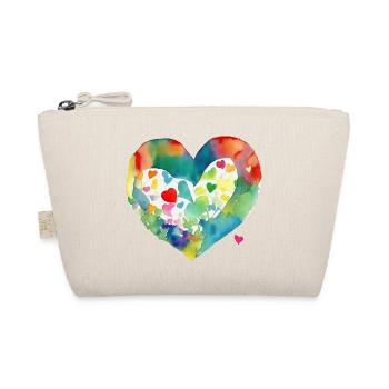 Heart - Organic Pouch - nature - Front