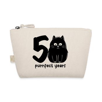 Really purrfect 50 years - Bio-Täschchen - Natur - Vorne