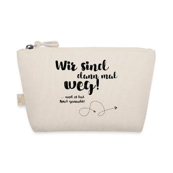 Wir sind dann mal weg - Bio-Täschchen - Natur - Vorne