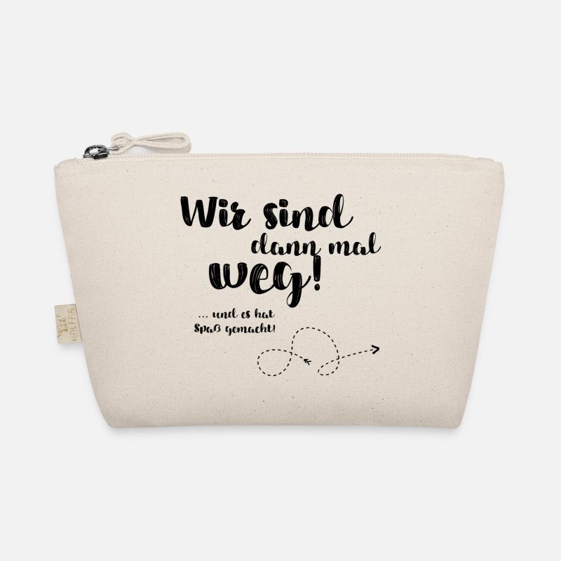 Wir sind dann mal weg - Bio-Täschchen - Natur