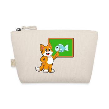 École du professeur chat pointant des bâtons - Trousse biologique - nature - Devant