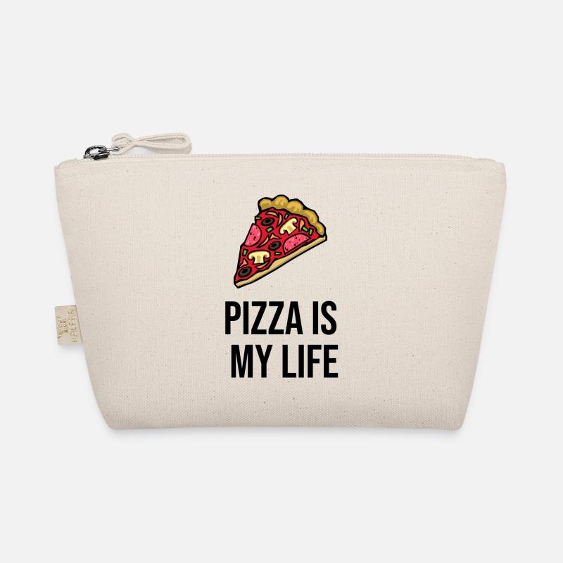 Pizza is my Life - Bio-Täschchen - Natur