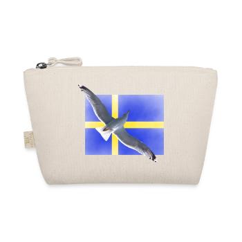 Schweden Möwe Sverige - Bio-Täschchen - Natur - Vorne
