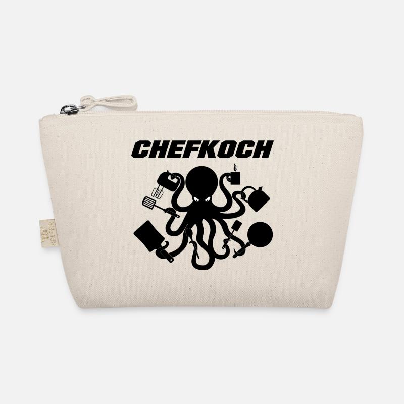 Chefkoch Oktopus - Bio-Täschchen - Natur