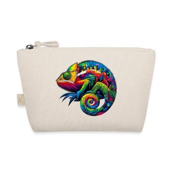 Caméléon urbain avec des motifs d’horizon de la ville - Trousse biologique - nature - Devant
