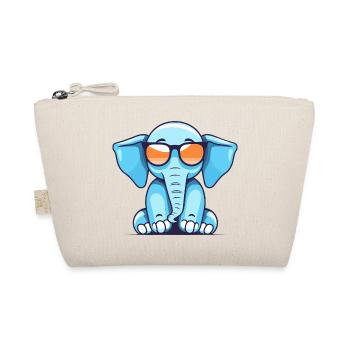Chill Elephant - Sunglasses & Summer Flair - Organic Pouch - nature - Front