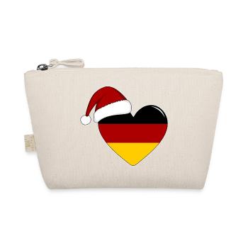 Drapeau de l’Allemagne Coeur de Noël - Trousse biologique - nature - Devant