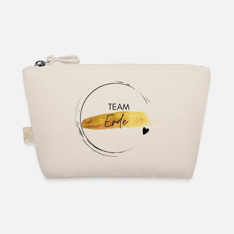 Team Erde - positives Denken - Affirmationen Bio-Täschchen