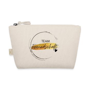Team Freundschaft - positives Denken - Affirmation - Bio-Täschchen - Natur - Vorne