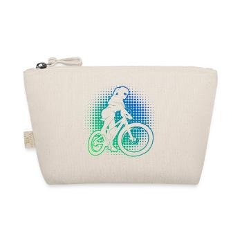 Mountainbiker Mountainbike Radfahrer MTB - Bio-Täschchen - Natur - Vorne