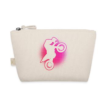 Dirt Bike Dirt Biker Motocross Men's Dirt Bike - Organic Pouch - nature - Front