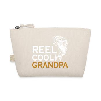 Grandpa Conquer Fishing Reel Cool - Organic Pouch - nature - Front