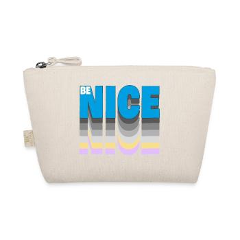 Be nice - Bio-Täschchen - Natur - Vorne