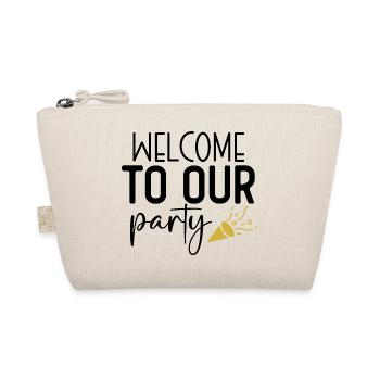 Design Welcome to our party - Trousse biologique - nature - Devant