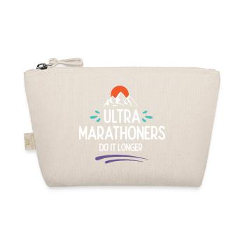 Ultra Marathoners Do It Longer - Organic Pouch - nature - Front