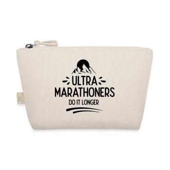Ultra Marathoners Do It Longer - Organic Pouch - nature - Front