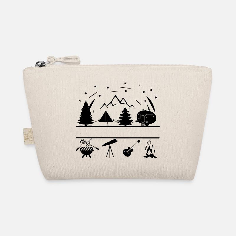 Camping Life Banner - Bio-Täschchen - Natur