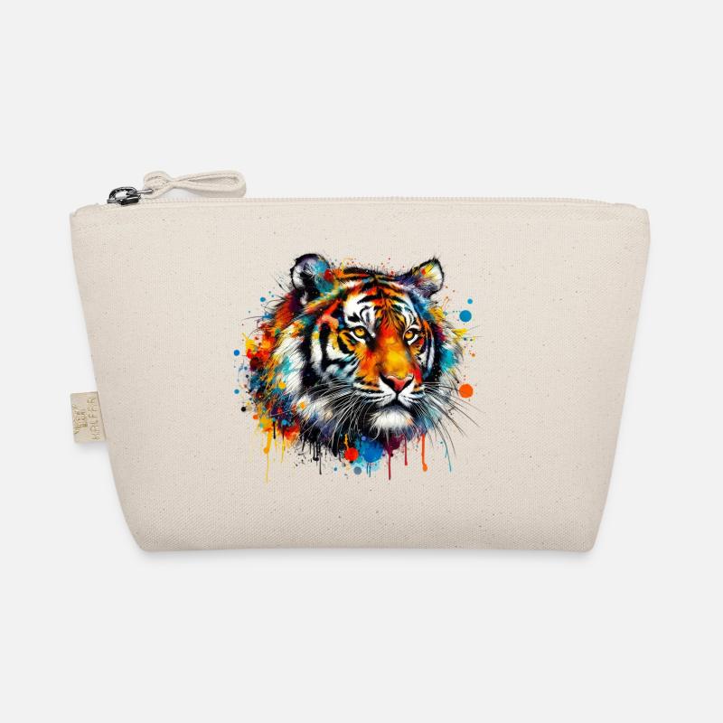 Tiger - Bio-Täschchen - Natur