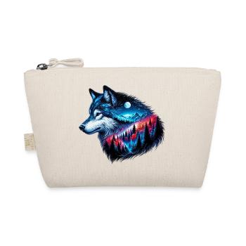 Wolf - Organic Pouch - nature - Front
