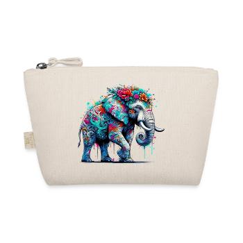 Elefant - Bio-Täschchen - Natur - Vorne