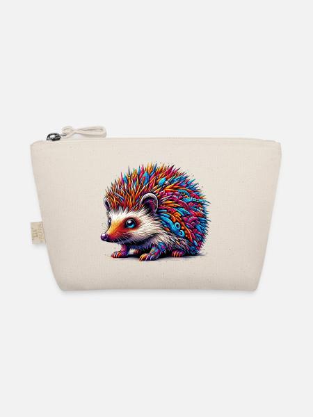 Igel - Bio-Täschchen - Natur - Vorne