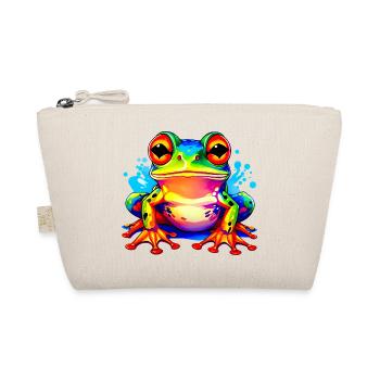 Colorful Frog - Organic Pouch - nature - Front