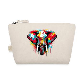 Elefant - Bio-Täschchen - Natur - Vorne