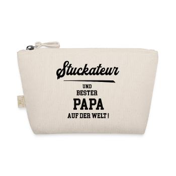 Bester Papa Stuckateur Gipser Handwerk Stukkateur - Bio-Täschchen - Natur - Vorne