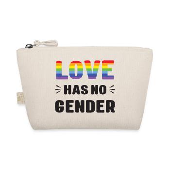 LGBT Pride Month - Love Has No Gender - Organic Pouch - nature - Front