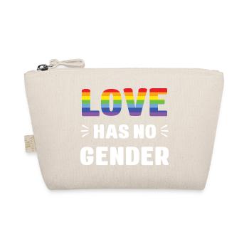 LGBT Pride Month - Love Has No Gender - Organic Pouch - nature - Front