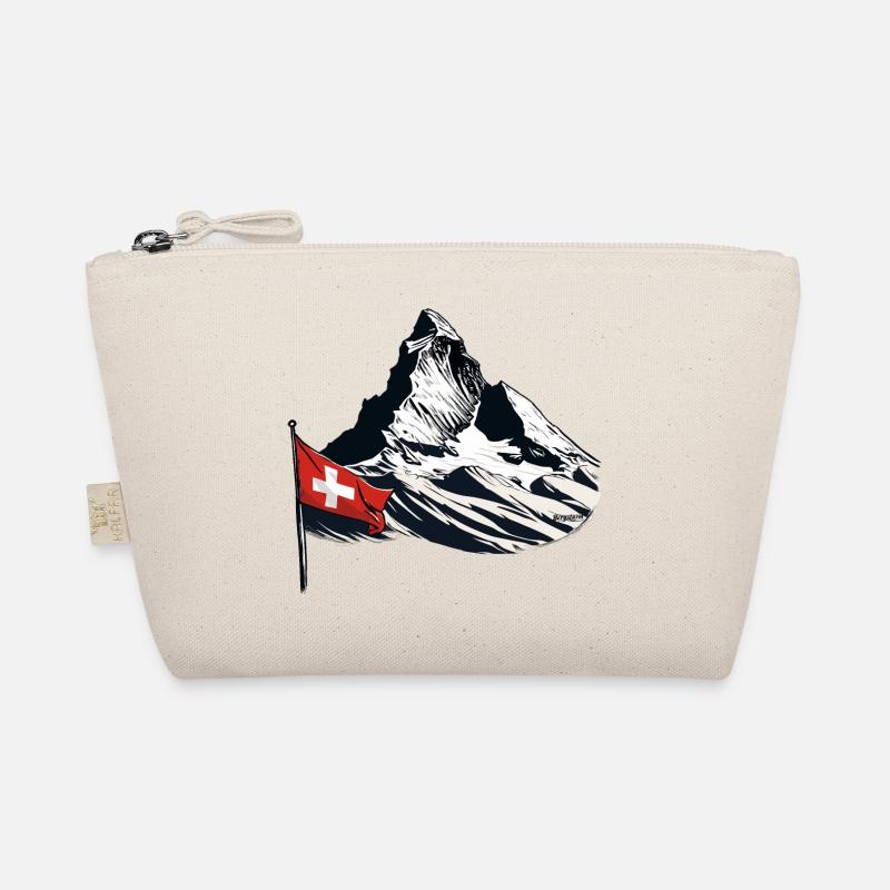 Mount Matterhorn Horu Alps Hiking Climbing Organic Pouch