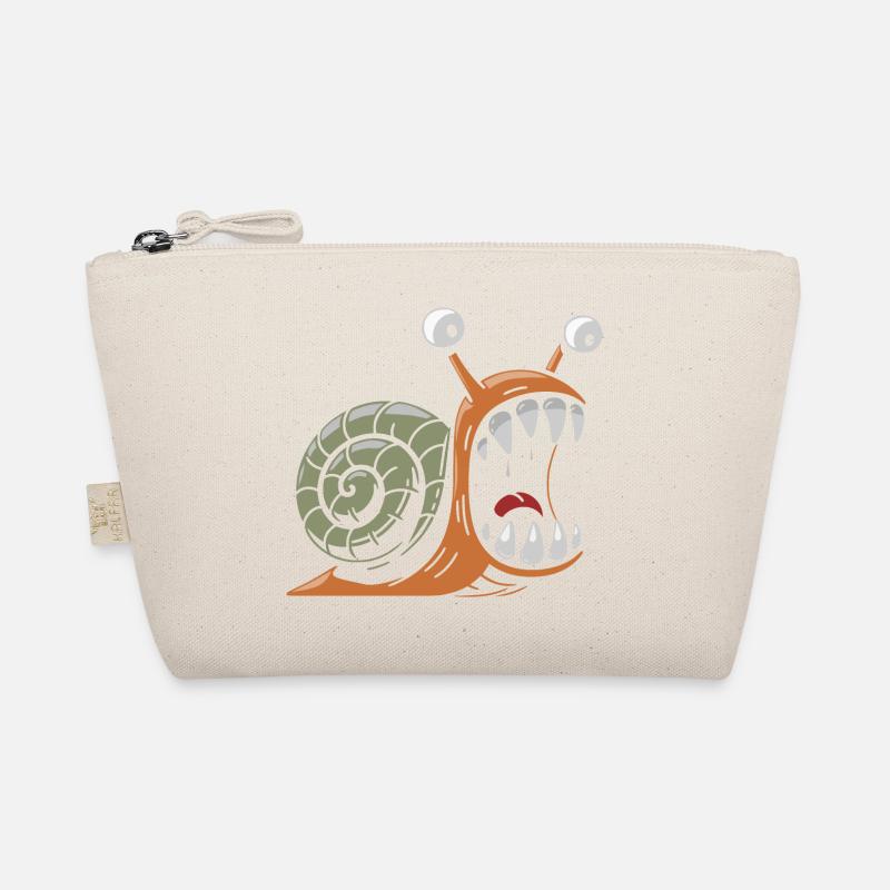Snail with large teeth Organic Pouch