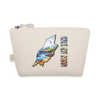 Aquarell Landkarte Isle of Man - Bio-Täschchen - Natur - Vorne