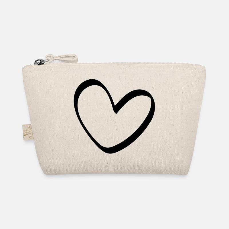 The Unequal Heart Outline Organic Pouch
